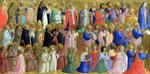 欧洲12-19世纪油画一_ANGELICO, Fra - The Virgin Mary with the Apostles and Other Saints